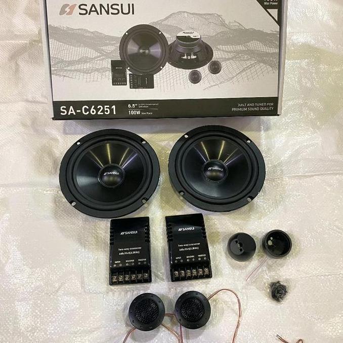 Speaker Split Sansui SA-C6251 / Speaker Mobil Sansui 6.5 Inch