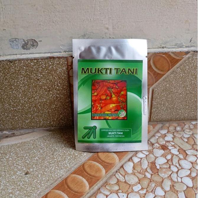 Benih Cabai Rawit Putih Prentul Mukti Tani 1 gram | Bibit Cabe Rawit Putih Prentul Produk Mukti Tani