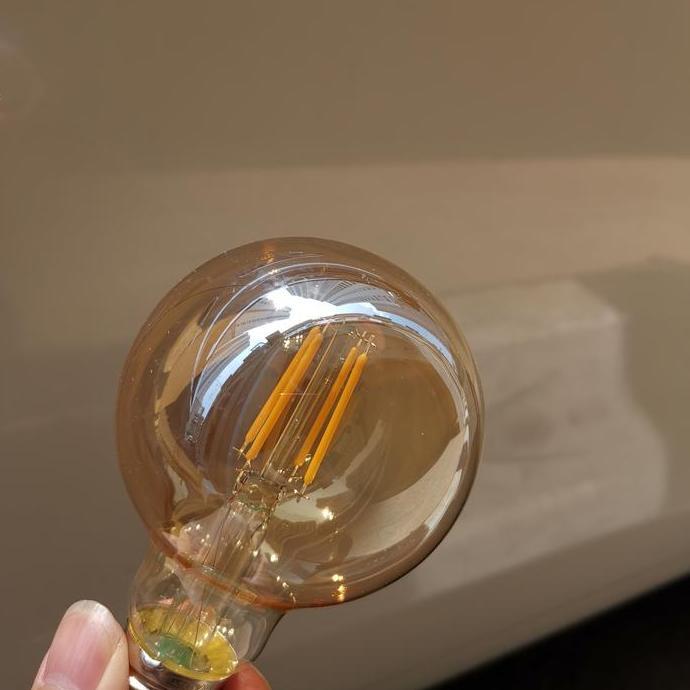 Trg- Lampu Led Filamen Edison Vintage G80/ G95 4Tt Fiting E27