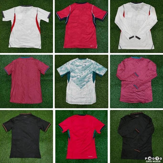 PLAYER ISSUE INGGRIS PORTUGAL HOME AWAY JERSEY BAJU BOLA PIALA DUNIA EROPA 2022 2024 2026 IMPORT JUM