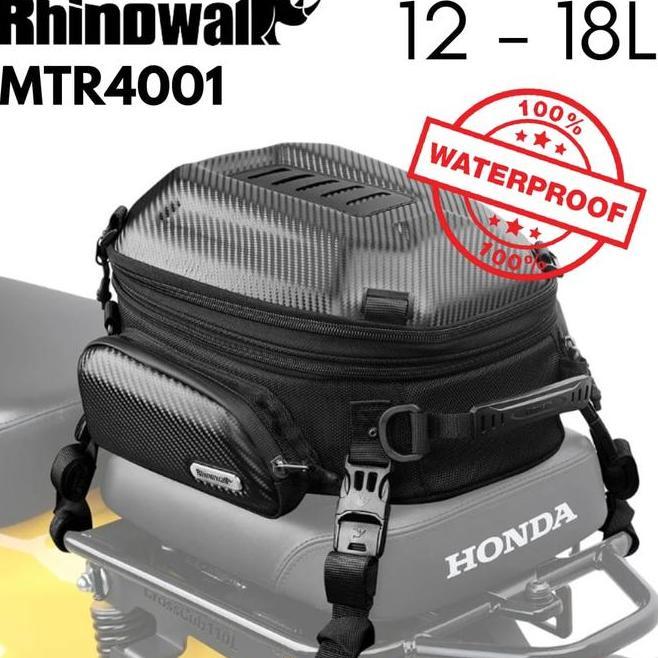Tas Motor Belakang Rhinowalk Mtr4001 Hard Shell Tailbag Motorcycle 1218L Wateroof
