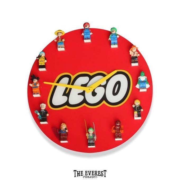 PREMIUM / Jam Dinding Lego Akrilik Model