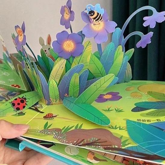Kidnedu Buku Pop Up 3D / Buku Cerita Pop Up