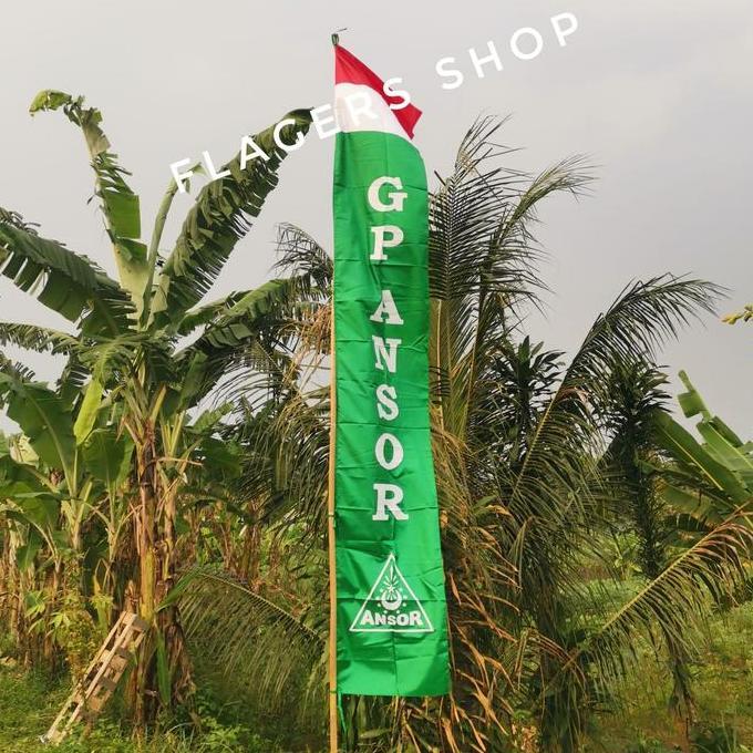 PREMIUM / BENDERA UMBUL UMBUL GP ANSOR 3 METER