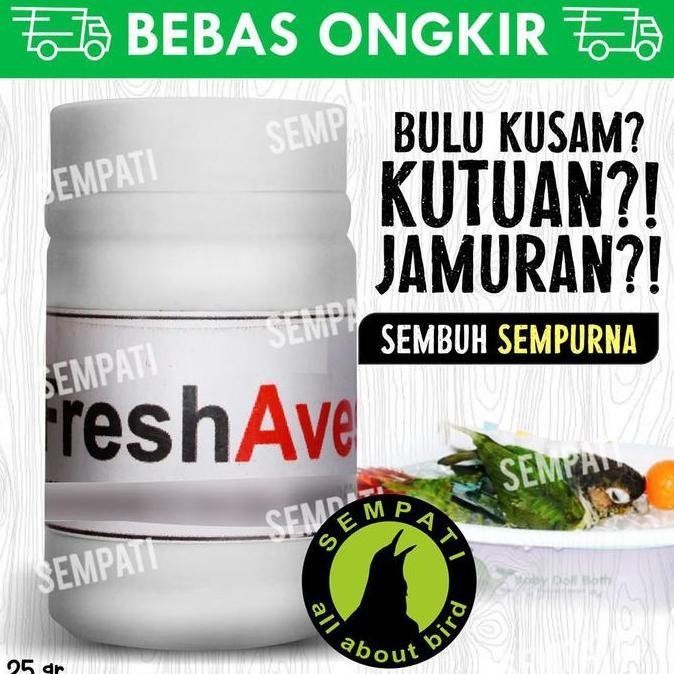 SEMPATI FRESH AVES OM KICAU VITAMIN SUPLEMEN BURUNG SAKIT BULU KUSAM JAMURAN KUTUAN