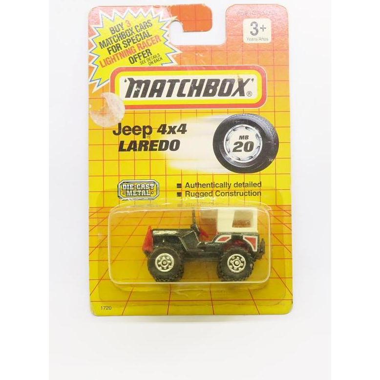 AT99 MATCHBOX JEEP 4X4 LAREDO - HITAM