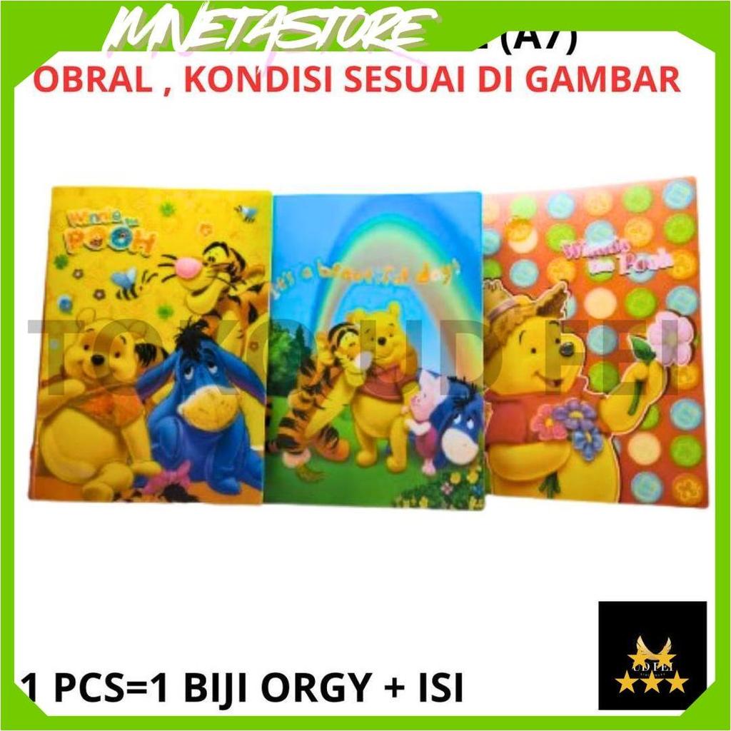 (1 PCS = 1 BIJI)  MAP ORGI/ MAP ORGI A7/ BINDER KECIL FANCY UDF