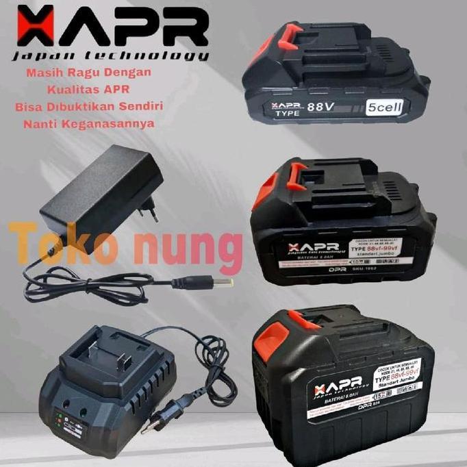 BATERAI IMPACT WRENCH APR TYPE 1062 BATERAI LXT 10CELL 88VF 99VF 128VF KUALITAS TINGGI BOR IMPACT GE
