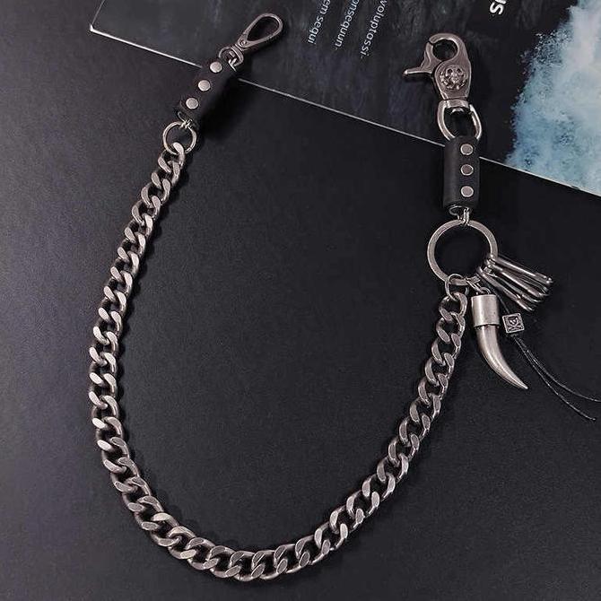 PODAMANS Rantai Celana Chain Dompet Rantai Celana Dompet Rantai Dompet Dompet Rantai Pria
