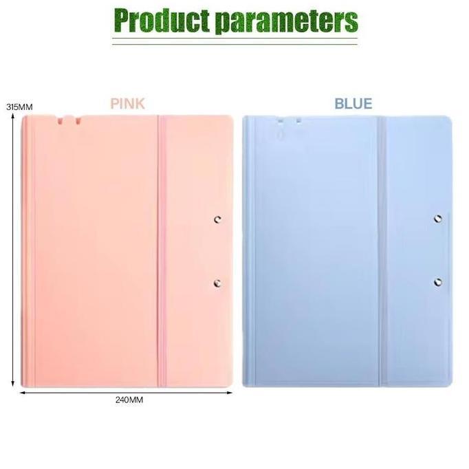 YUZABA Display Book A3 Folder Lembut, Folder Buku Pelajaran dan Map
