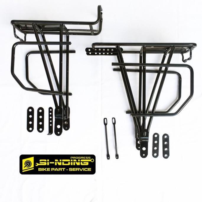 Rack Pannier Rak Sepeda Touring Bagasi Touring Depan Belakang Federal