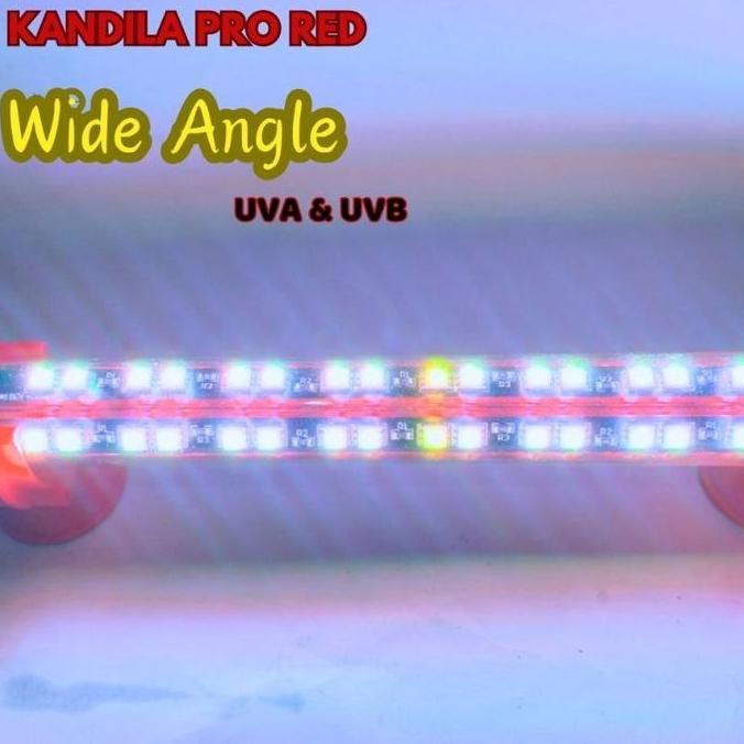 KANDILA PRO RED VIEW WIDE ANGLE PRO 1200 Lampu LED Celup Tanning Aquarium Aquascape 25W 112cm UVA UV