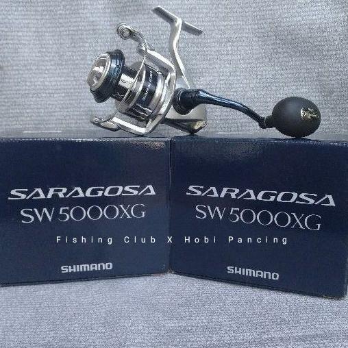 Reel Pancing Shimano Saragosa SW 5000 XG, SW 6000HG , SW 8000 HG, SW 10000 PG, SW 14000 XG (Model 20