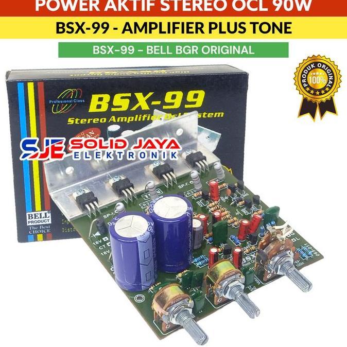 KIT POWER AKITF STEREO BSX99 OCL SYSTEM PLUS PSU ELCO DIODA BSX-99 BSX 99 POWER SPEAKER AKTIF AMPLIF