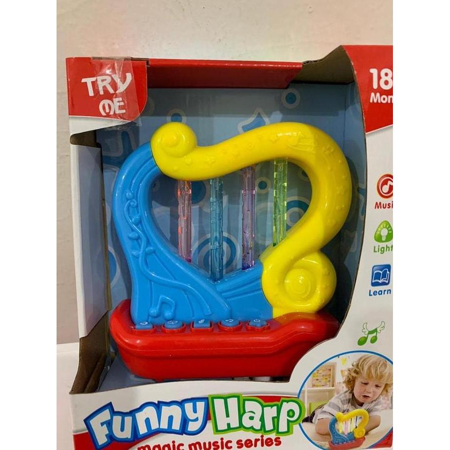 Mainan anak / bayi magic harp / harpa JS