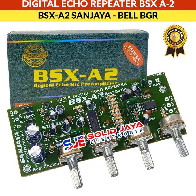 KIT DIGITAL ECHO BSX-A2 PREAMP PRE AMP MIC SANJAYA DIGITAL ECHO PREAMPLIFIER PREAM PRE AM TONE CONTR