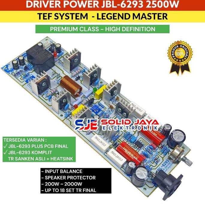 KIT DRIVER POWER AMPIFIER DRIVER FOR JBL6293 JBL-6293 JBL 6293 DRIVER UP TO 2500W SUPER DRIVER LEGEN