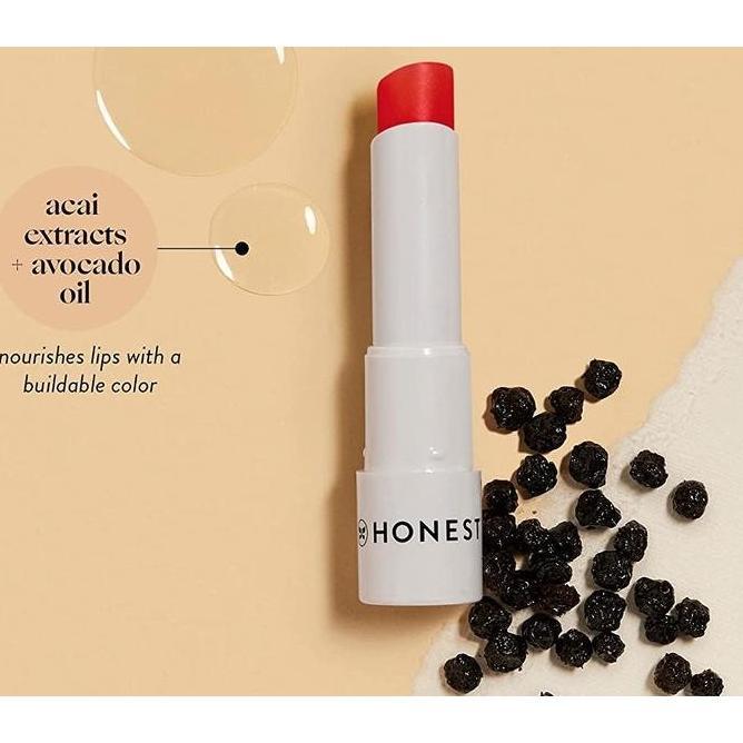 Honest Beauty Tinted Lip Balm Acai Extracts + Avocado Oil Vegan natura ori