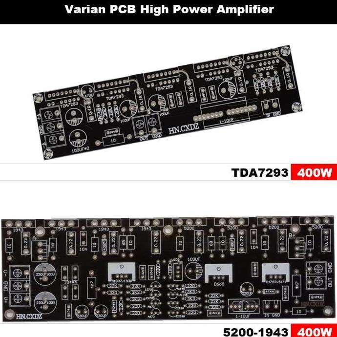 PCB High-Power Amplifier IC TDA7293/TDA7294 Transistor 2SC5200/2SA1943 MI99