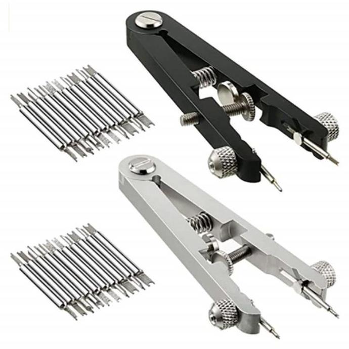 ATHHINE Spring Bar Remover Alat Pembuka Jam Tangan Spring Bar Tweezer Plier Alat Potong Jam Tangan R