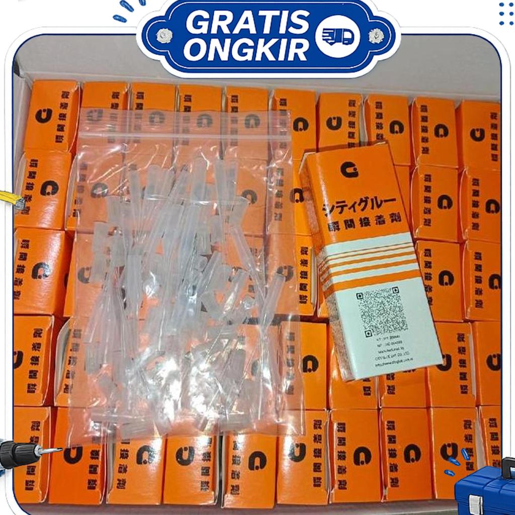 50Pcs Lem Korea 1 Dus Isi 50Pcs Lem G Serbaguna Perekat Serbaguna