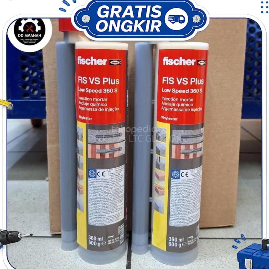 Fischer Fis Vs Plus 360 S - Lem Angkur Baja Chemical -Lem Beton - Original