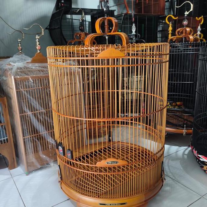 Sangkar Burung Murai Batu,Tebok Kayu Jati Halus,Terlaris.