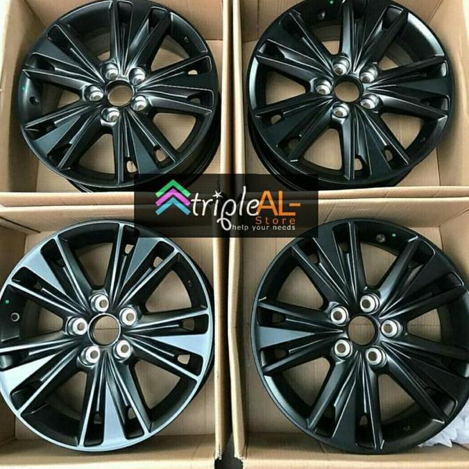 FYP ORIGINAL TOYOTA VELG INNOVA VENTURER BLACKVELEK RING 17 & DOP RODA NYA //
