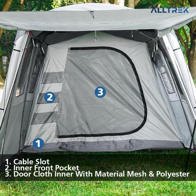ALLTREK Tenda Camping ECLIPTA AIR Inflatable Air Tent Tunnel FW