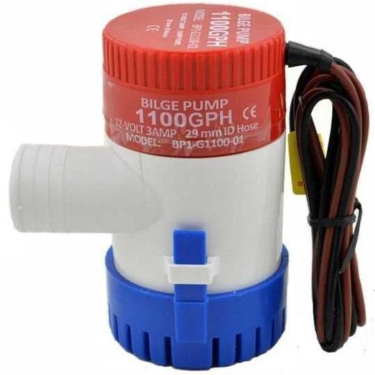 POMPA AIR BILGE ORIGINAL 1100GPH 12V SUBMERSIBLE WATER PUMP CELUP DC PROMO