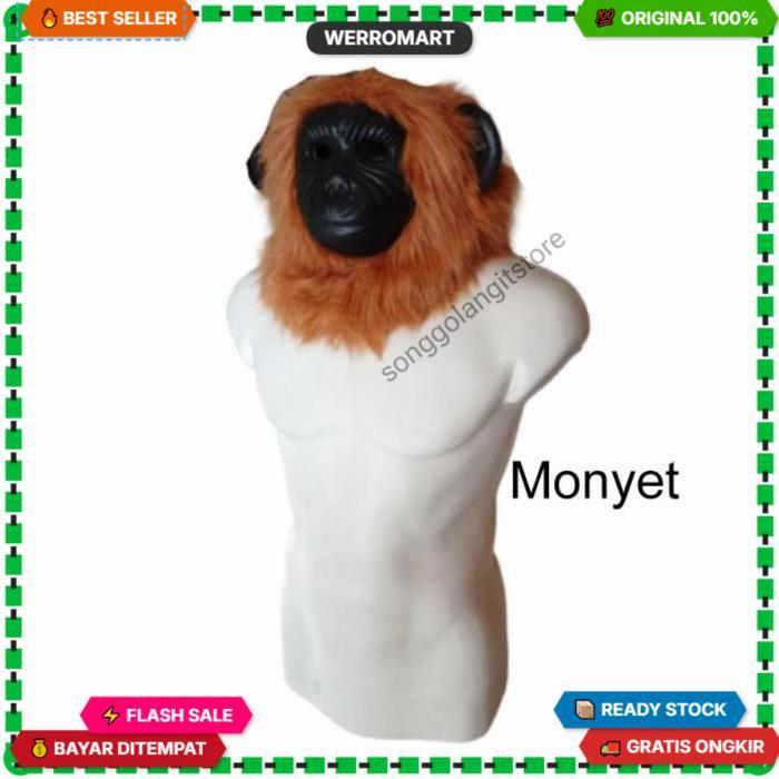Topeng Karakter Monyet Lucu Laris Manis