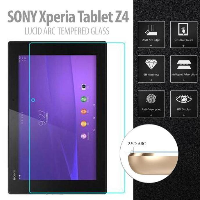 Cell- Sony Xperia Tablet Z4 - Lucid Arc Tempered Glass