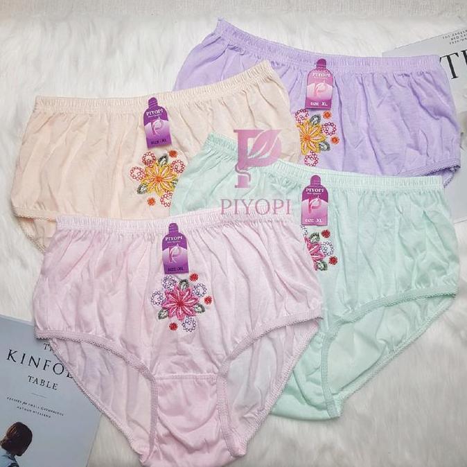 Diang- Cd Nita Katun Bordir 4L 3L Xl L Celana Dalam Nita Desa 3Pcs 6Pcs 12Pcs