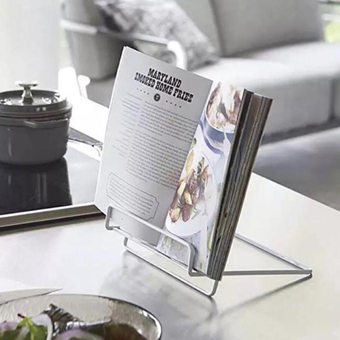 Cell- Penyangga Buku / Penahan Buku Berdiri / Book & Tablet Stand Holder