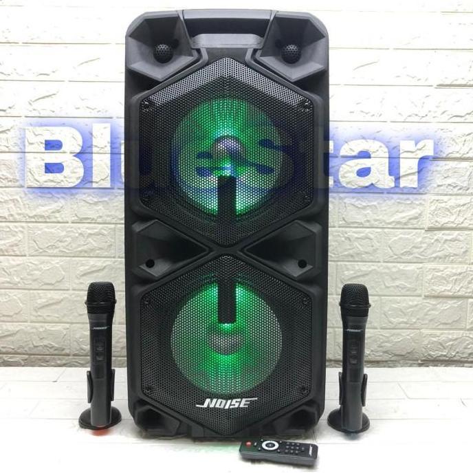Speaker Portable Meeting Wireless Noise 899 Bii - Double 10 Inch