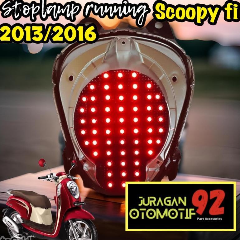 BELVION STOPLAMP RUNNING SCOOPY 2013-2016 LED 5MM 10 MODE SALE