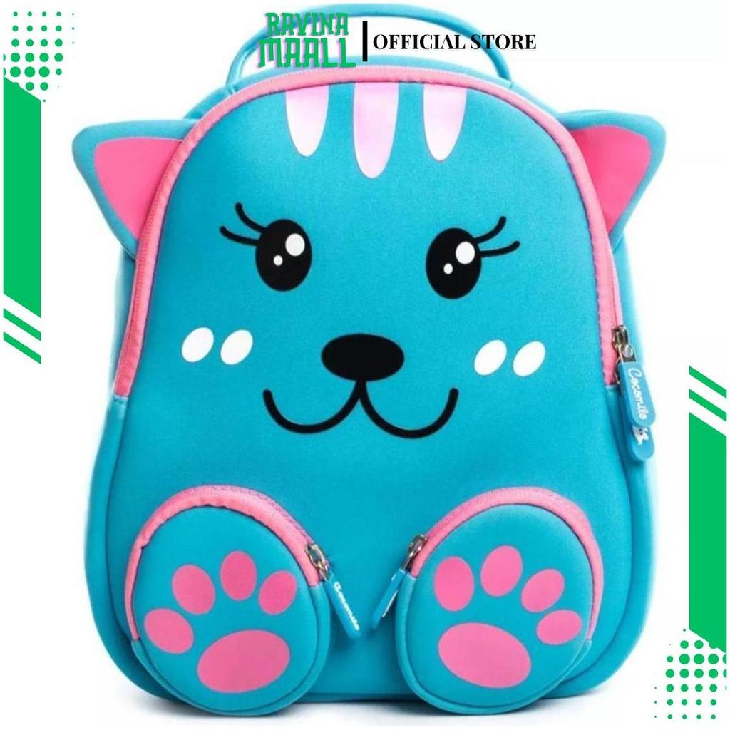 OTS 778 - Ransel Animal Tas Ransel Sekolah Anak Perempuan PAUD TK SD Karakter Kartun Hewan Free Temp