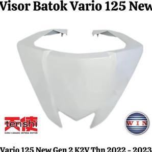 VISOR BATOK K2V VARIO 125 NEW LED GEN2 2023 K2V PUTIH DOFF