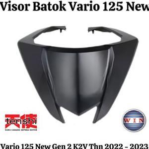 VISOR BATOK K2V VARIO 125 NEW LED GEN2 2023 K2V HITAM DOFF