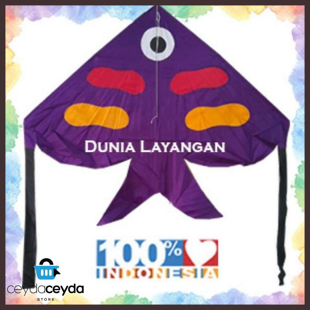 High Quality Layang Layang Hias Kain Parasut Ikan Layangan Pantai
