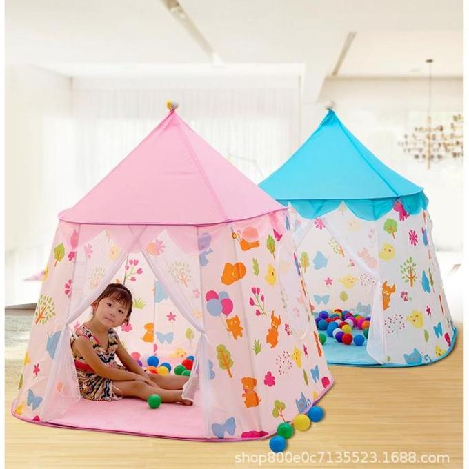 TENDA PRINCES ANAK CASTLE / TENDA MAINAN ANAK / TENDA ANAK MODEL RUMAH