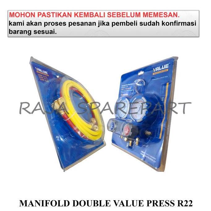 VALUE/MANIFOLD DOUBLE + SELANG/MANIFOLD DOUBLE VALUE PRESS R22 RSP27