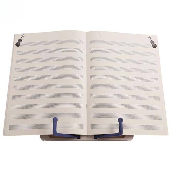MUVAC Protable Pegangan Buku Berdiri Dudukan Tablet Majalah Berdiri Reading Holder Book Stand Rak St