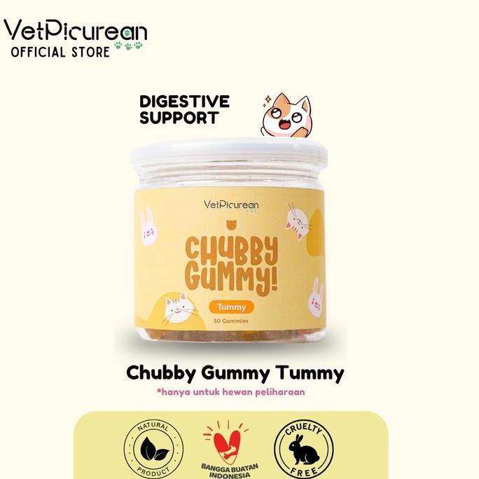 Reyka_Part - Vetpicurean Chubby Gummy Tummy | Vitamin Anjing Kucing Untuk Diare - Superfood Pencerna