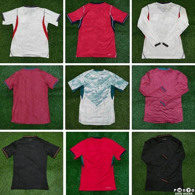 SHANBIU PLAYER ISSUE INGGRIS PORTUGAL HOME AWAY JERSEY BAJU BOLA PIALA DUNIA EROPA 2022 2024 2026 IM