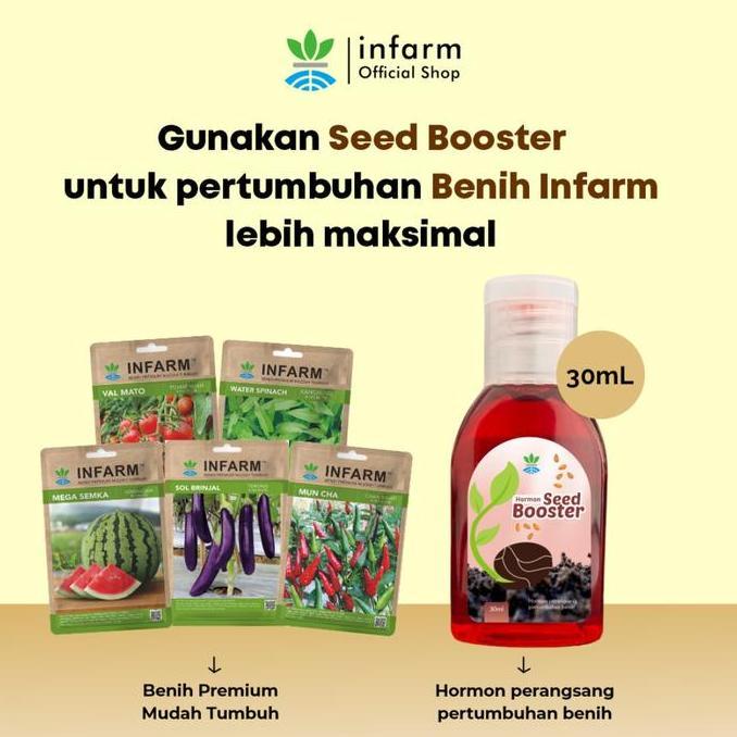 INFARM - Benih Labu Air Duro Pump, Bibit Labu Air Unggul Bibit Buah Labu Air Berkualitas Premium
