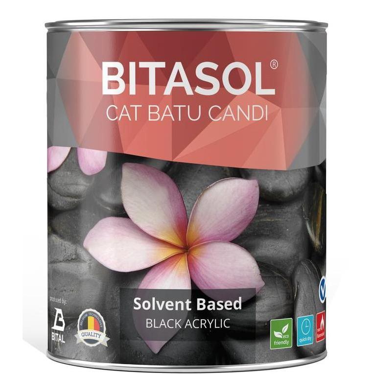Ready  Cat batu alam batu candi - Bitasol batu candi 20 liter