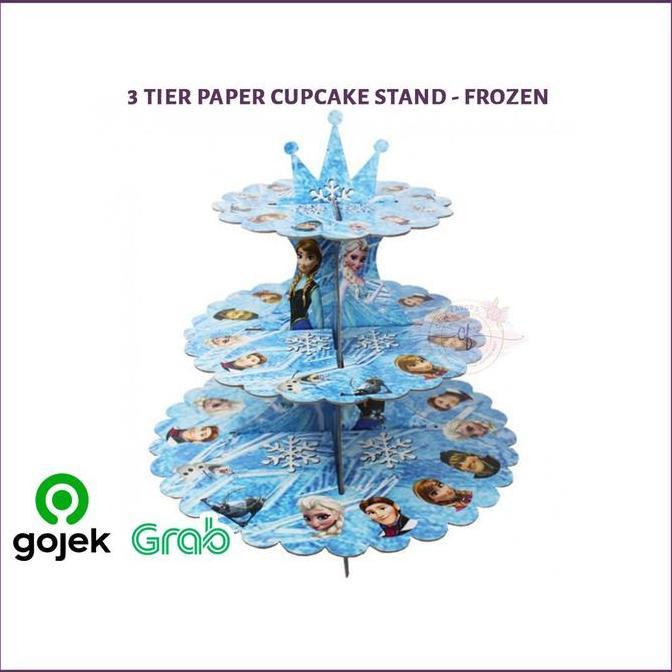+%+%+%] Cupcake Stand Tempat Cupcake Karakter 3 Tier Paper Cupcake Stand