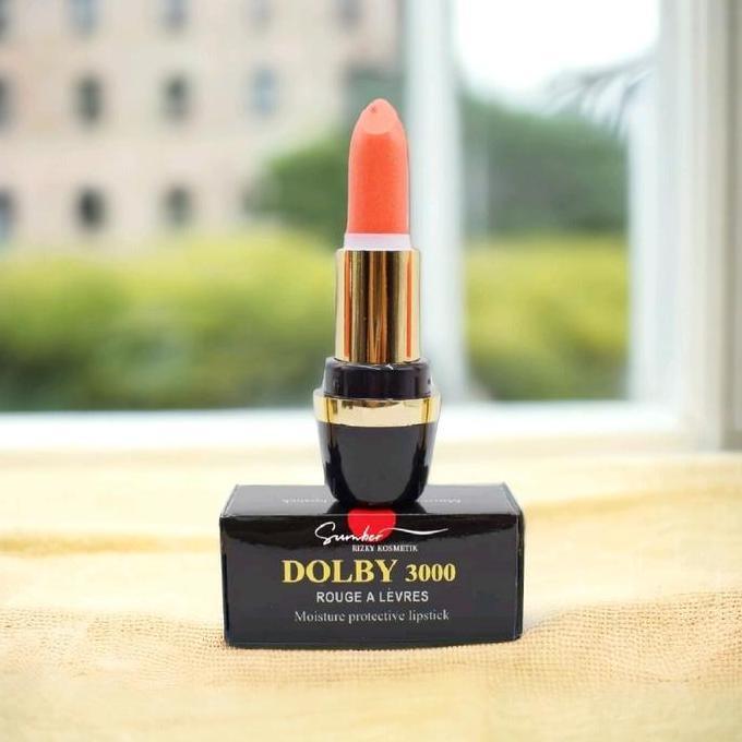 Color- [ 3 Pcs ] Lipstik Dolby 3000 Satu Rna Lipstick Gloss