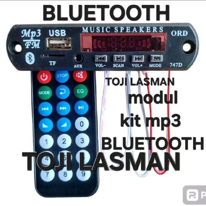 ( Kit Mp3 + Bluetooth ) Modul Pemutar Musik Mp3 Bluetooth Dengan Fitur Radio Fm, Usb, Dan Aux. Fitur